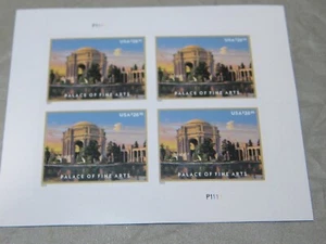 1 Sheet USPS $26.95 (4) Stamps Palace of Fine Arts - Picture 1 of 2