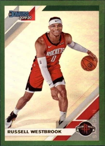 Donruss Green Flood #142 Russell Westbrook Rockets 2019-20 - casi nuevo-como nuevo - Imagen 1 de 2