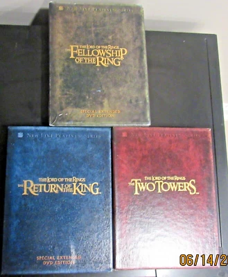 Complete Trilogy Lord of the Rings Special Extended Edition 3-Box Set 12-DVD's - Image 1 of 2