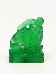 Chinese ,jade,noble collection,hand-carved,jadeite.Toad chapter,pendant AEZ1