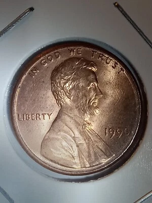 1990 Lincoln Cent Doubled Ear!!  Massive Doubling Possible Discovery!!! - Image 1 of 4