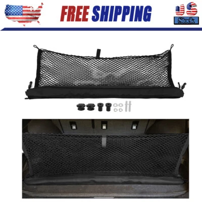 Red de carga compartimento trasero malla negra F551SAN000 para Subaru Outback 2020-2025 Foto 1 de 4