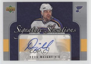 2006-07 Upper Deck Signature Sensations Doug Weight #SS-DW Auto