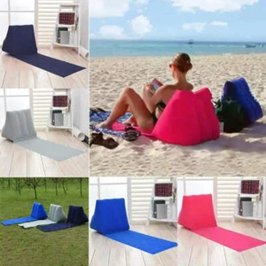 Inflatable Travel Mattress – Foldable Beach Mat and Air Bed - Picture 1 of 10