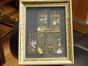 DAVID OF LONDON (ORIGINAL) HOROLOGICAL MONTAGE TOWER BRIDGE LONDON WATCH PARTS - Picture 1 of 3