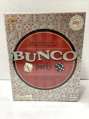 BUNCO Party Ultimate Dice Game w/ 12 Party Invitations IBF Fundex NEW/Sealed!! - Image 1 of 4
