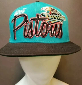 Detroit Pistons Snapback Mütze Hardwood Classics New Era türkis schwarz  - Bild 1 von 8