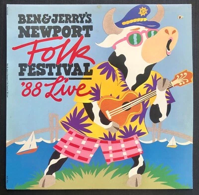 Ben & Jerry's Newport Folk Festival '88 Live (1989) Doc Watson, Taj Mahal  VG+ - Image 1 of 4