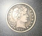 1898 S US twenty cents silver coin Barber quarter dollar (Philippine date)