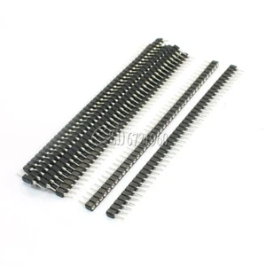 5Pcs Single Row 40Pin Round Female Pin Header Socket strip tin 2.54mm - Picture 1 of 7