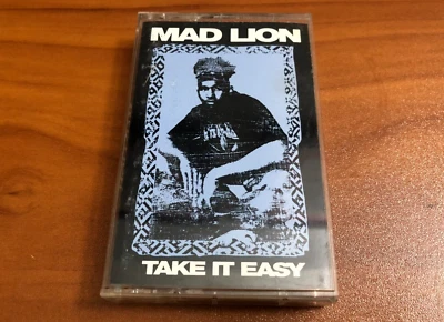 1994 MAD LION TAKE IT EASY SINGLE AUDIO CASSETTE TAPE VINTAGE HIP HOP REGGAE v - Image 1 of 3