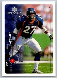 1999 Upper Deck MVP Silver Script Steve Atwater New York Jets #132 - Picture 1 of 2