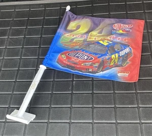 Vintage Jeff Gordon #24 Nascar JG Motorsports Car Window Flag - Picture 1 of 8