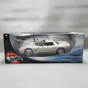 100% Hot Wheels Chevy C5 Corvette 1:18 scale Diecast 50422 - Picture 1 of 10