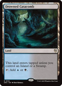 Drowned Catacumb 0152 Magic The Gathering Commander: Aetherdrift Raro NP - Imagen 1 de 1
