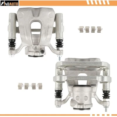 Rear (2) For 2015-2017 Chrysler 200 2014-2020 Jeep Cherokee Brake Calipers New - Image 1 of 4