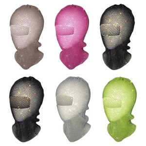 Masquerade Mask Wrap Womens Hood for Music Festival Night Club Party Supplies - Picture 1 of 36