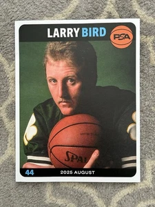 Larry Bird on Cover of PSA Price Guide Magazine August 2025 Volume 44 Basketball - Picture 1 of 2