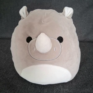 Irving the Rhinoceros – 8" Squishmallows Jungle Safari, Grey Rhino Plush - Picture 1 of 6
