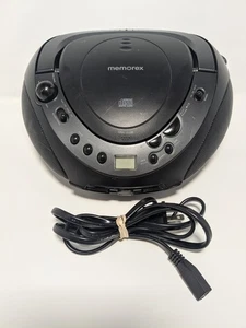 Memorex MP8806 tragbarer Ghettoblaster CD/MP3 Disc Player Radio AM FM getestet funktioniert  - Bild 1 von 5