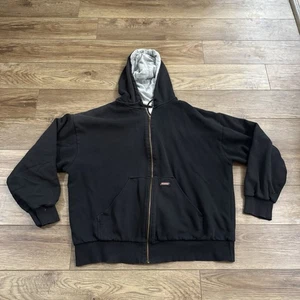 Vintage Dickies Thermal Lined Hoodie Jacket Workwear - Picture 1 of 10
