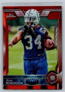 2015 Topps Chrome #198 Josh Robinson Orange Refractor Indianapolis Colts B92 - Picture 1 of 2