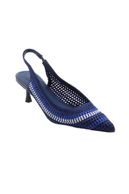 Zapatos de tacón Bibi Lou para mujer Zaya tejidos azul talla 10 Foto 1 de 4