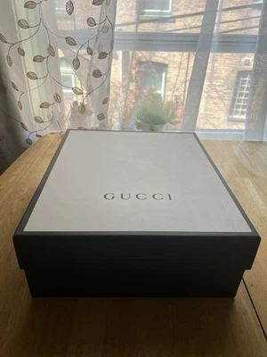 古驰 GG 帆布麂皮绒远足靴 8 码  — 第 1/4 张图片