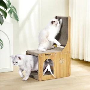 Cat Scratcher House Cardboard Cat Scratch Vertical Cat Scratching Board Cat S... - Picture 1 of 6