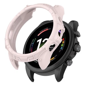 42/44mm Silicone Protective Frame Case Cover Shell For Fossil Gen 6 Smart Watch - Picture 1 of 15