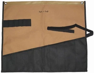 Style n Craft 76509 - 12 Pocket Wrench Roll Tool Pouch in Heavy Duty Polyester - Picture 1 of 1