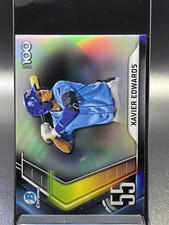 2022 Bowman Chrome Scouts Top 100 #BTP55 Xavier Edwards Rays