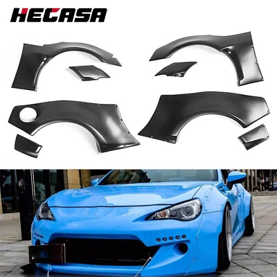 For Subaru BRZ 13-20 Scion FRS 86 13-16 Wide Body 8pc Fender Flares Wheel Cover Foto 1 de 4