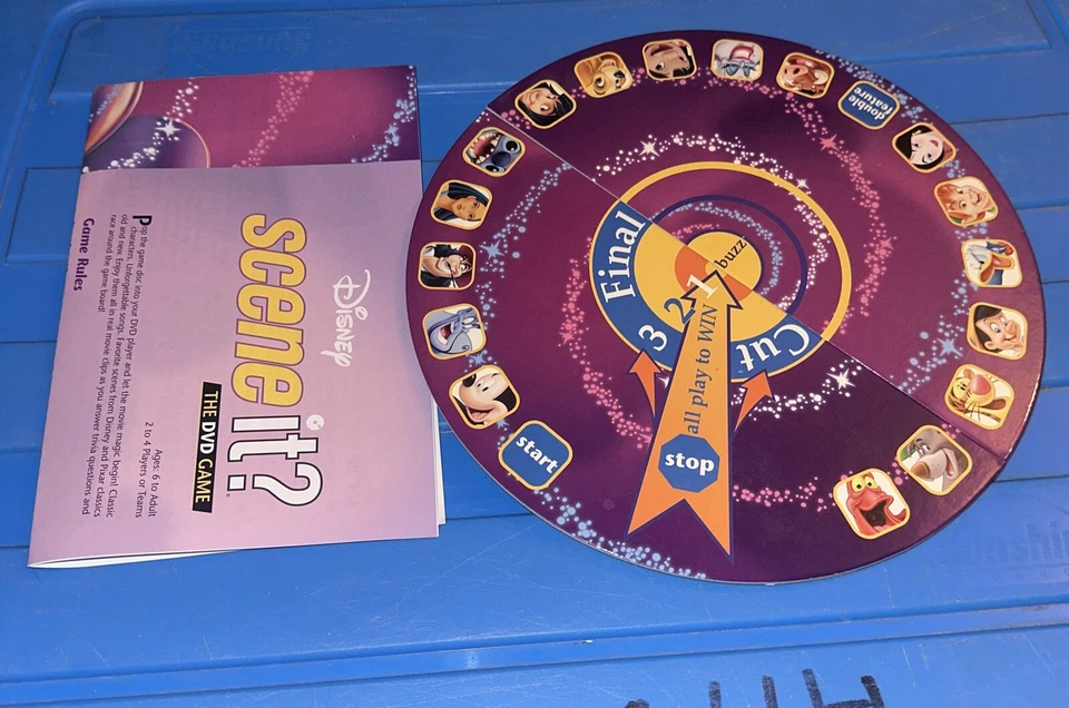 Scene it Disney Edition DVD Board Game REPLACEMENT Game Board Instructions Only - Image 1 of 1