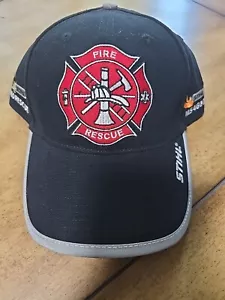 STIHL MS460 Rescue Fire Rescue Sample Adjustable Baseball OSFM Hat Cap - Picture 1 of 6