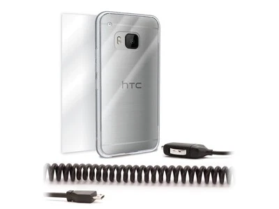 Griffin HTC One M9 Starter Kit Case & Screen Protector & 2.1 Amp Car Charger - Image 1 of 4