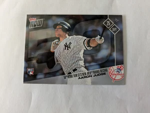 2017 TOPPS NOW 50TH HOME RUN #654 AARON JUDGE RC - Picture 1 of 2