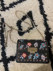 Topshop Floral Print Bag - Picture 1 of 5