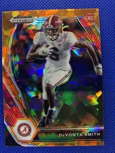 2021 #101 Devonta Smith Panini Prizm Draft Picks RC Orange Cracked Ice - Picture 1 of 2