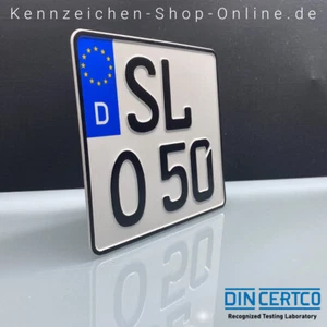 1 Motorrad Quad Kennzeichen PKW 230x200 mm Nummernschild DHL Versand - Bild 1 von 2