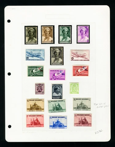Belgium Stamps Collection Early to Late 1900s Cover