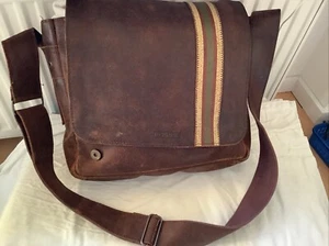 Fossil Handtasche, Schultertasche Umhängetasche, braun, Leder - Bild 1 von 9