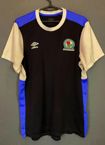 MENS UMBRO BLACKBURN ROVERS TRAINING SOCCER FOOTBALL SHIRT JERSEY MAILLOT SIZE M Cover