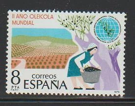 SELLOS ESPAÑA 1979 ACEITE DE OLIVA INTERNACIONAL AÑO MNH - ESP87 Foto 1 de 1