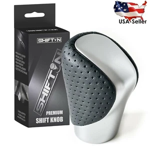 Black Silver Gear Shift Knob for Lexus ES-350 GS-350 GX IS-300 NX300 RC RX450hL - Picture 1 of 6