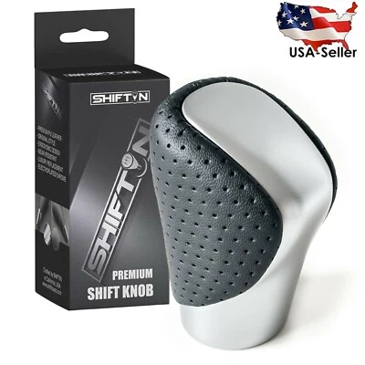 Black Silver Gear Shift Knob for Lexus ES-350 GS-350 GX IS-300 NX300 RC RX450hL - Image 1 of 4