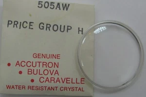 Bulova Cristal Blindado Plata Reflector 32.8mm Grupo H 505AW - Imagen 1 de 3