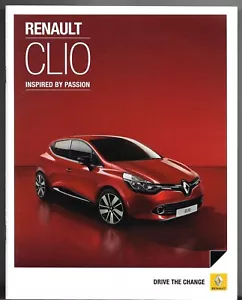Renault Clio 2014-2015 UK Market Brochure Expression + Dynamique S MediaNav - Picture 1 of 2