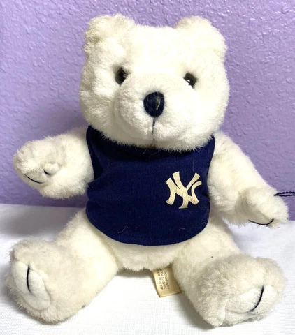 Vintage New York Yankees Teddy Bear Plush Steven Smith Stuffed Animals -Stain Cover