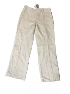 Ann Taylor Loft Laura Size 12 Yellow Wide Leg Dress Pants - Picture 1 of 13